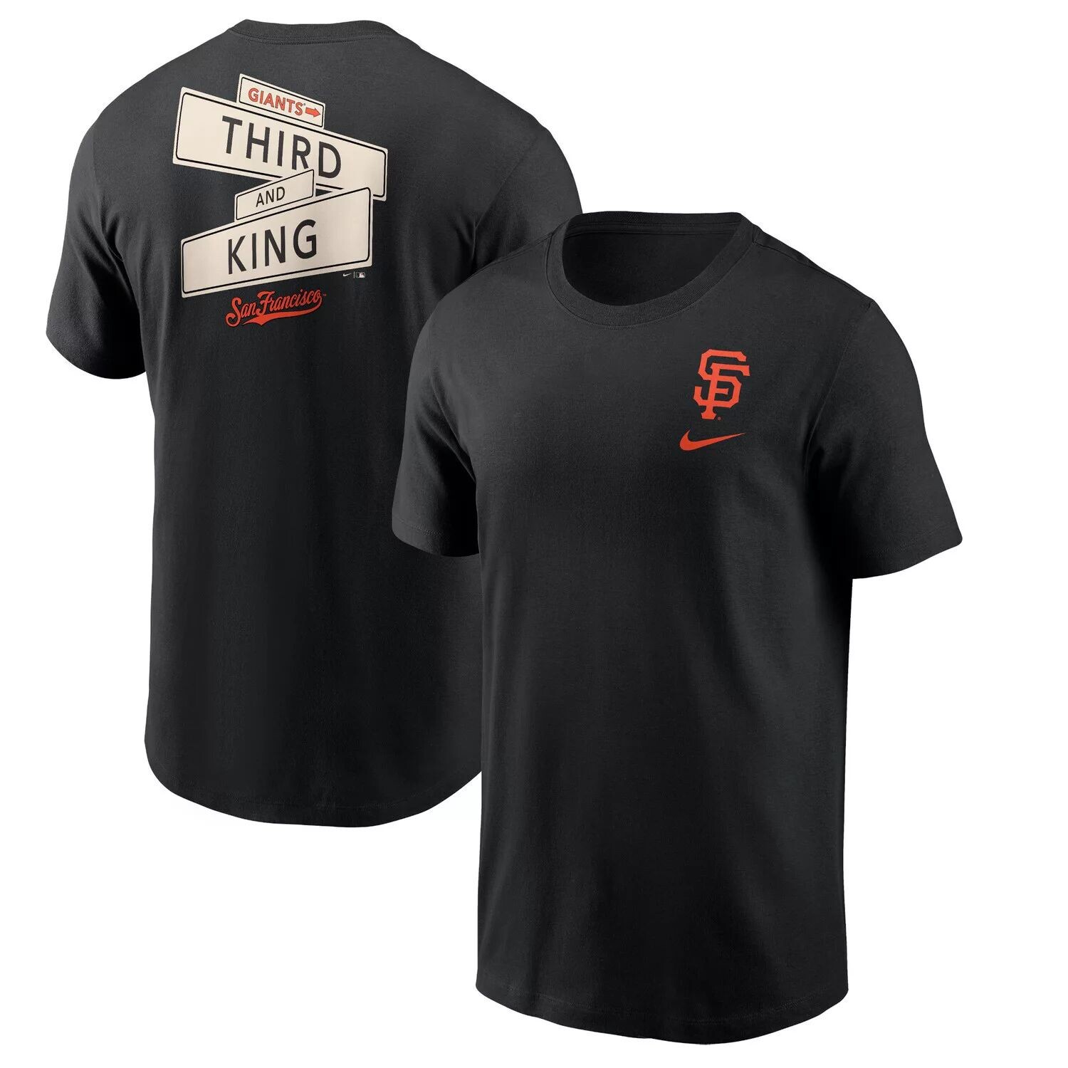 Мужская черная футболка Nike San Francisco Giants Third and King Hometown, Черный
Мужская черная футболка Nike San Francisco Giants Third and King Hometown, Черный
