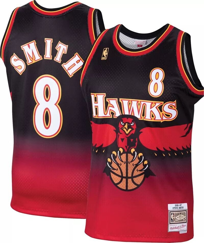 Мужская майка Mitchell & Ness 1996 года Atlanta Hawks Steve Smith #8 Red Hardwood Classics Swingman
Мужская майка Mitchell & Ness 1996 года Atlanta Hawks Steve Smith #8 Red Hardwood Classics Swingman