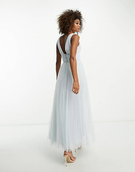 Синее платье миди со сборками на лифе и многоярусной юбкой ASOS DESIGN Bridesmaid, Синий
Синее платье миди со сборками на лифе и многоярусной юбкой ASOS DESIGN Bridesmaid, Синий