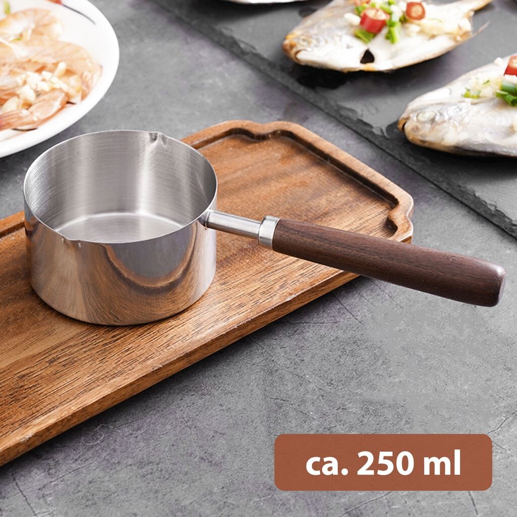 MAJA DESIGN Мини-кастрюля 250 мл, подогреватель масла, подогреватель молока, с двумя носиками, для плиты, плавление шоколада, кофе, чая, серебро
MAJA DESIGN Мини-кастрюля 250 мл, подогреватель масла, подогреватель молока, с двумя носиками, для плиты, плавление шоколада, кофе, чая, серебро