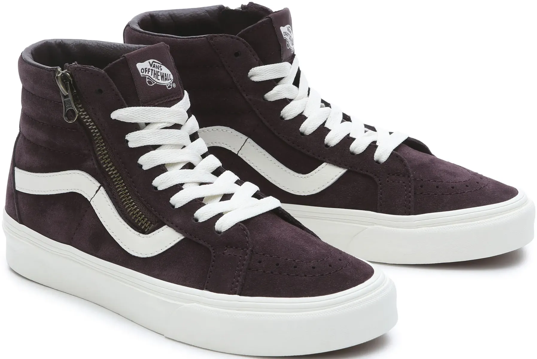 Кроссовки Vans "SK8-Hi Reissue Side Zip" с изящным логотипом на пятке, цвет Pflaume
Кроссовки Vans "SK8-Hi Reissue Side Zip" с изящным логотипом на пятке, цвет Pflaume