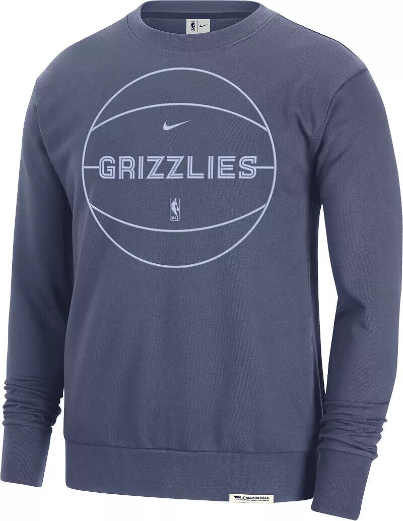 Мужская синяя толстовка с круглым вырезом Nike Memphis Grizzlies Standard Issue
Мужская синяя толстовка с круглым вырезом Nike Memphis Grizzlies Standard Issue