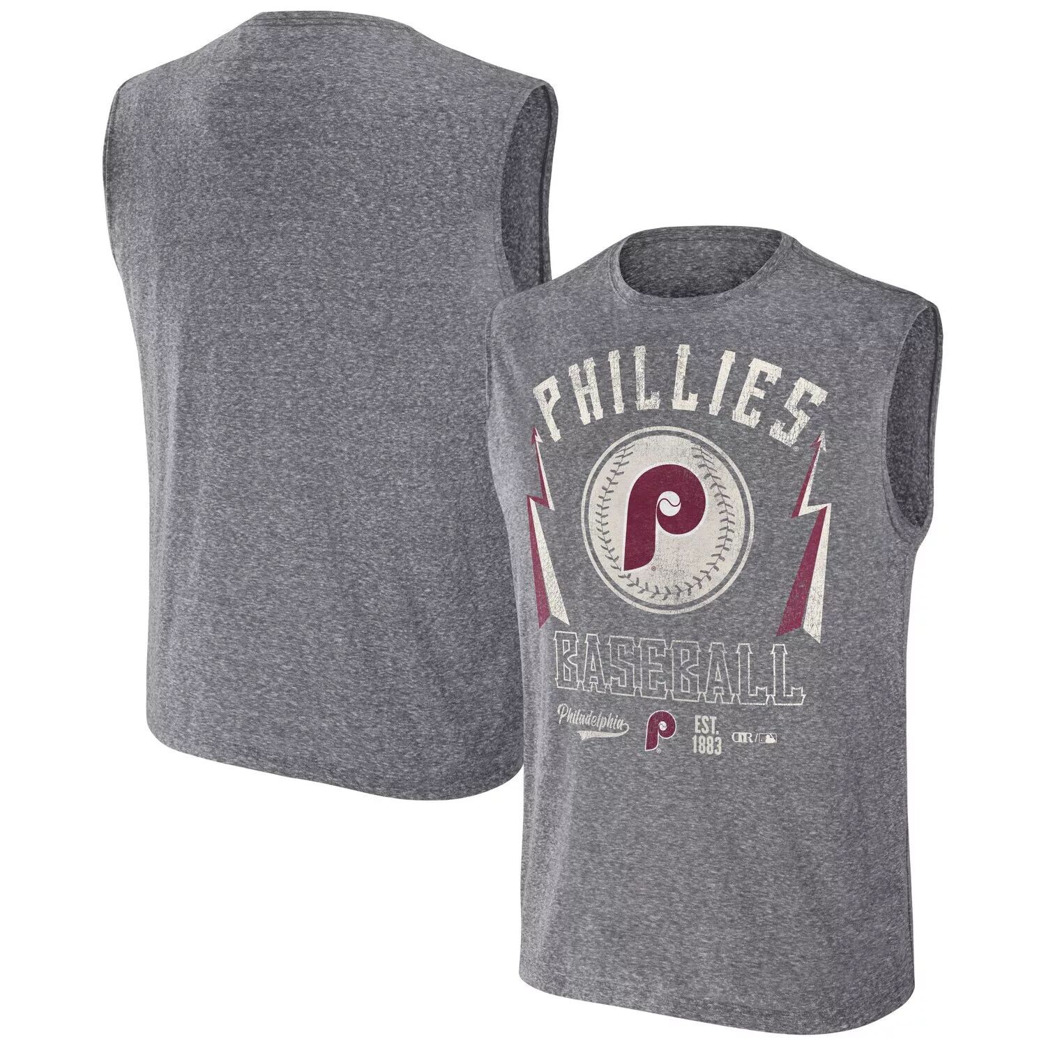 Мужская футболка Darius Rucker Collection от Fanatics Charcoal Philadelphia Phillies Muscle Tank Top
Мужская футболка Darius Rucker Collection от Fanatics Charcoal Philadelphia Phillies Muscle Tank Top