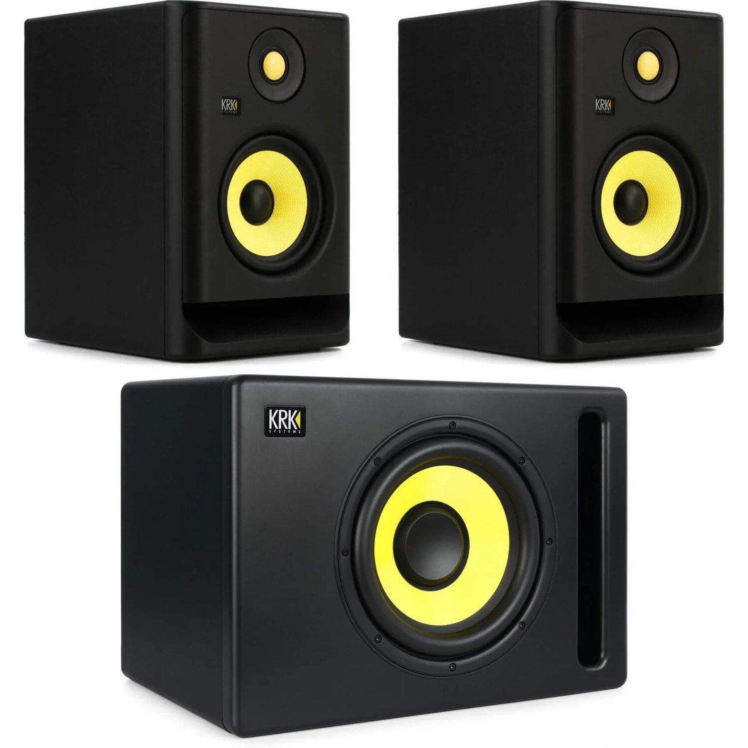 KRK Rokit 5 G4 5-дюймовый активный студийный монитор с комплектом 10-дюймового активного студийного сабвуфера S10.4
KRK Rokit 5 G4 5-дюймовый активный студийный монитор с комплектом 10-дюймового активного студийного сабвуфера S10.4