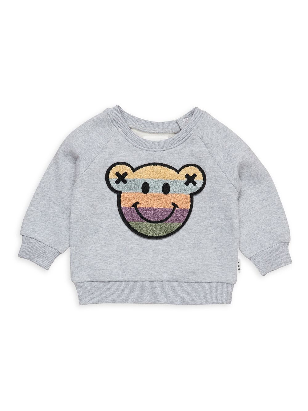 Толстовка с мишкой Rainbow Smile Bear для мальчиков, маленьких мальчиков и мальчиков Huxbaby, серый
Толстовка с мишкой Rainbow Smile Bear для мальчиков, маленьких мальчиков и мальчиков Huxbaby, серый