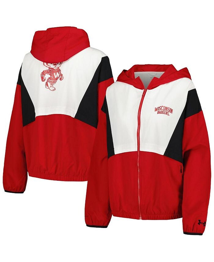 Женская красно-белая куртка с молнией во всю длину Wisconsin Badgers Game Day Under Armour, красный
Женская красно-белая куртка с молнией во всю длину Wisconsin Badgers Game Day Under Armour, красный
