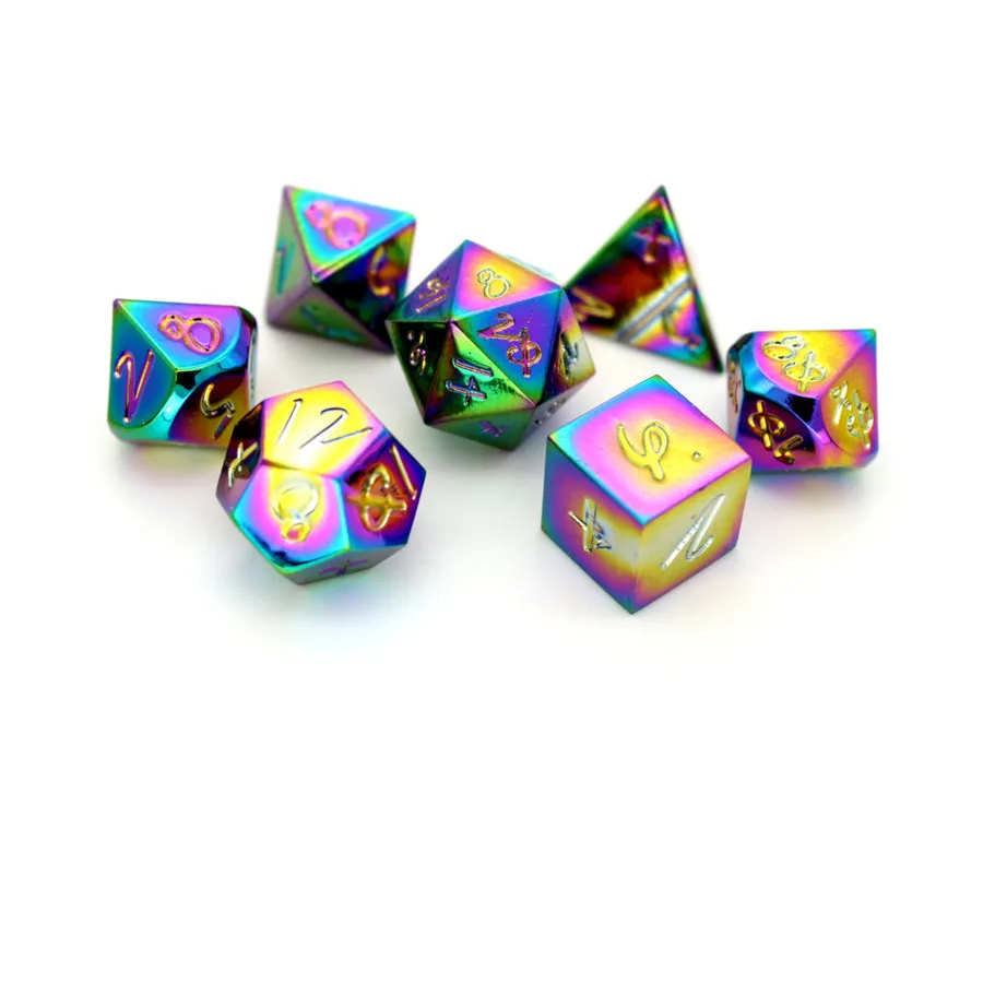 Поли-набор «Магическая рука Абрии» — Wee Lads, Neochrome (7), Wood and Metal Dice (Dice Envy)
Поли-набор «Магическая рука Абрии» — Wee Lads, Neochrome (7), Wood and Metal Dice (Dice Envy)