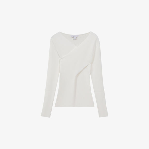 Топ Heidi из смесового трикотажа стрейч с запахом Reiss, слоновая кость, Бежевый
Топ Heidi из смесового трикотажа стрейч с запахом Reiss, слоновая кость, Бежевый