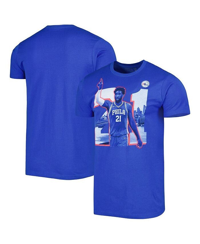 Мужская и женская футболка Joel Embiid Royal Philadelphia 76ers Player Skyline Stadium Essentials, синий
Мужская и женская футболка Joel Embiid Royal Philadelphia 76ers Player Skyline Stadium Essentials, синий