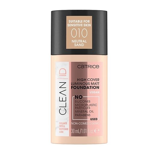 Осветляющая матирующая основа 010 Neutral Sand, 30 мл Catrice, Clean ID High Cover Luminous Matt
Осветляющая матирующая основа 010 Neutral Sand, 30 мл Catrice, Clean ID High Cover Luminous Matt