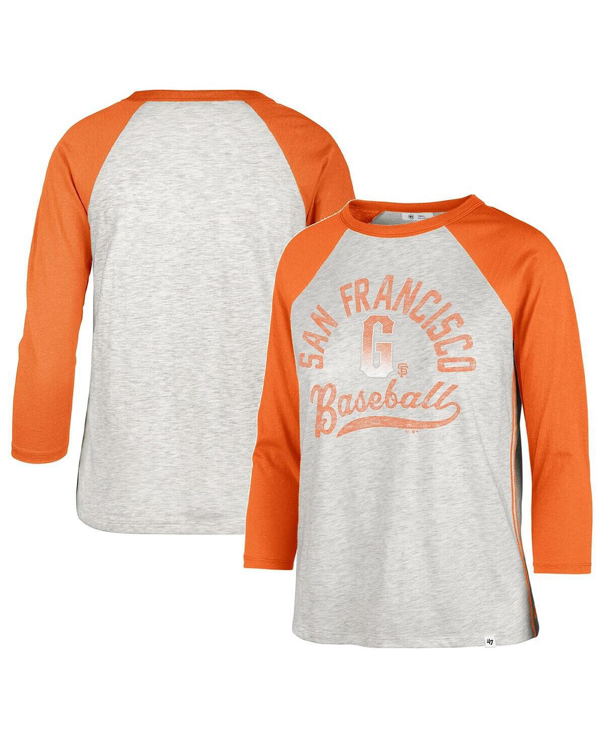 Женская серая футболка San Francisco Giants City Connect Retro Daze Ava реглан с рукавами 3/4 '47 Brand, серый
Женская серая футболка San Francisco Giants City Connect Retro Daze Ava реглан с рукавами 3/4 '47 Brand, серый