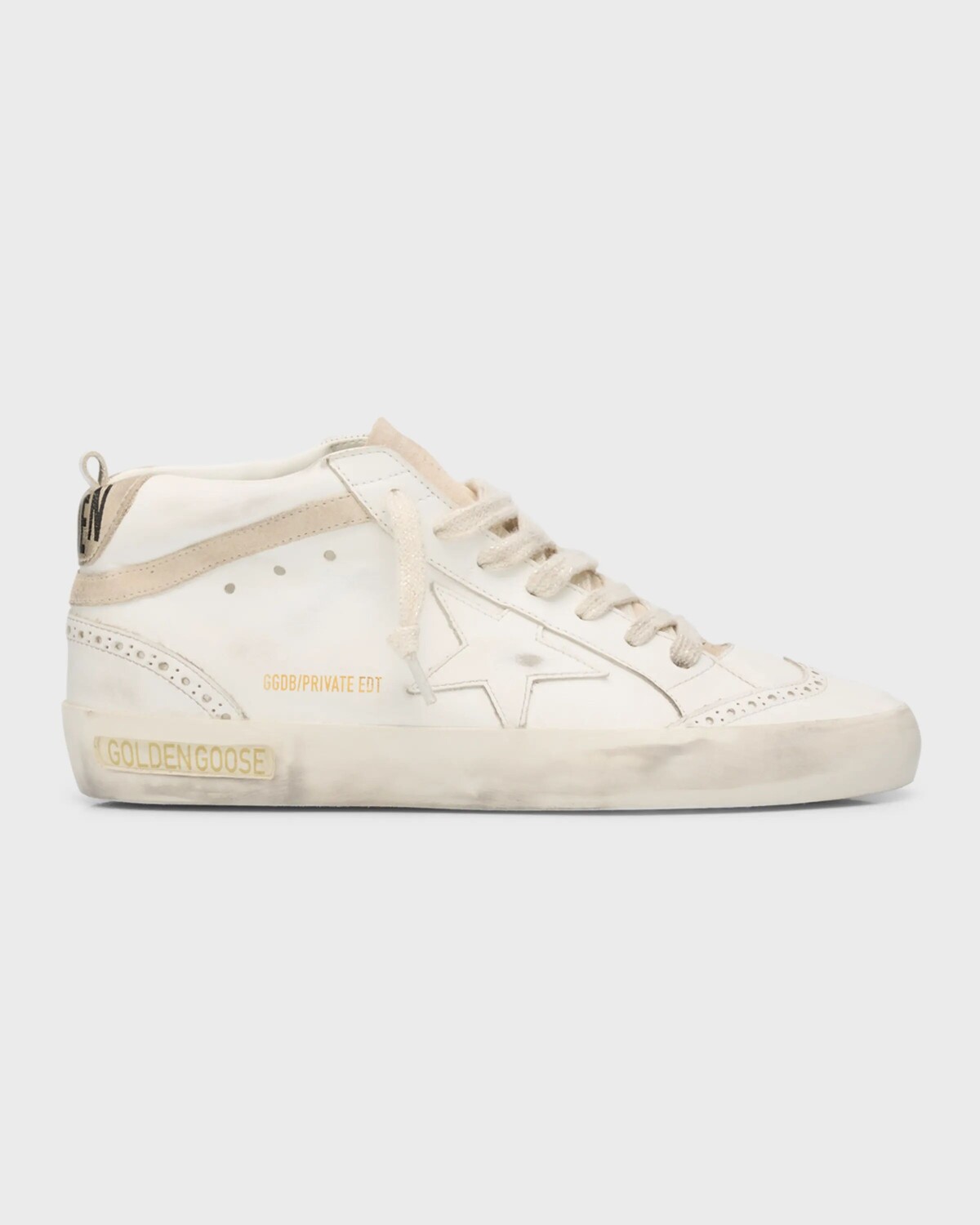 Кроссовки Mid Star из смешанной кожи с кончиками крыльев Golden Goose, цвет Optic White Seedpearl Platinum
Кроссовки Mid Star из смешанной кожи с кончиками крыльев Golden Goose, цвет Optic White Seedpearl Platinum