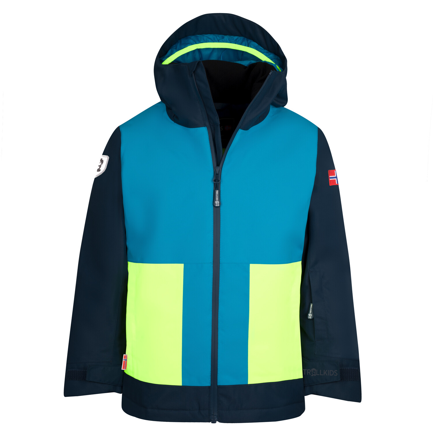 Лыжная куртка Trollkids Ski Jacke Rauland, цвет Vivid Blau/Mitternachtsblau/Helles Limegrün
Лыжная куртка Trollkids Ski Jacke Rauland, цвет Vivid Blau/Mitternachtsblau/Helles Limegrün