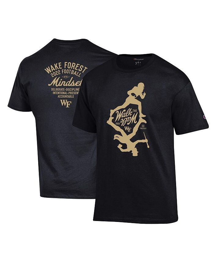Мужская футболка Black Wake Forest Demon Deacons 2022 Football Walk the Walk Champion, черный
Мужская футболка Black Wake Forest Demon Deacons 2022 Football Walk the Walk Champion, черный