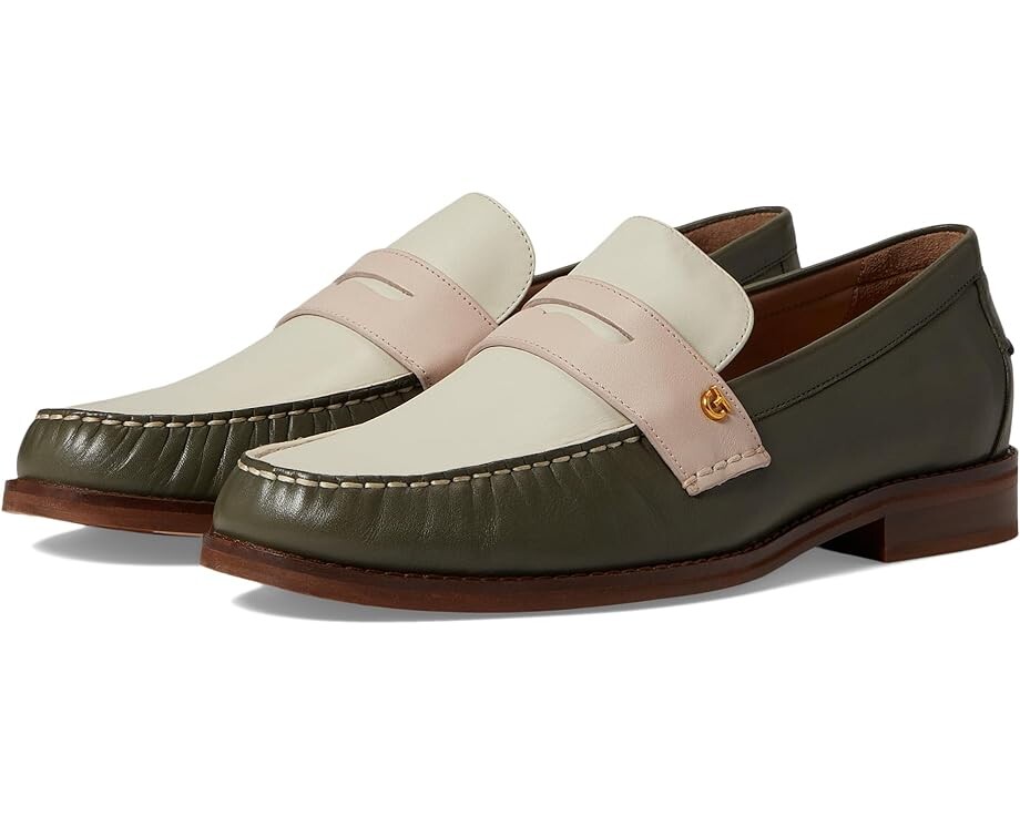 Лоферы Cole Haan Lux Pinch Penny Loafer, цвет Tea Leaf/Egret/Rosewater Leather
Лоферы Cole Haan Lux Pinch Penny Loafer, цвет Tea Leaf/Egret/Rosewater Leather