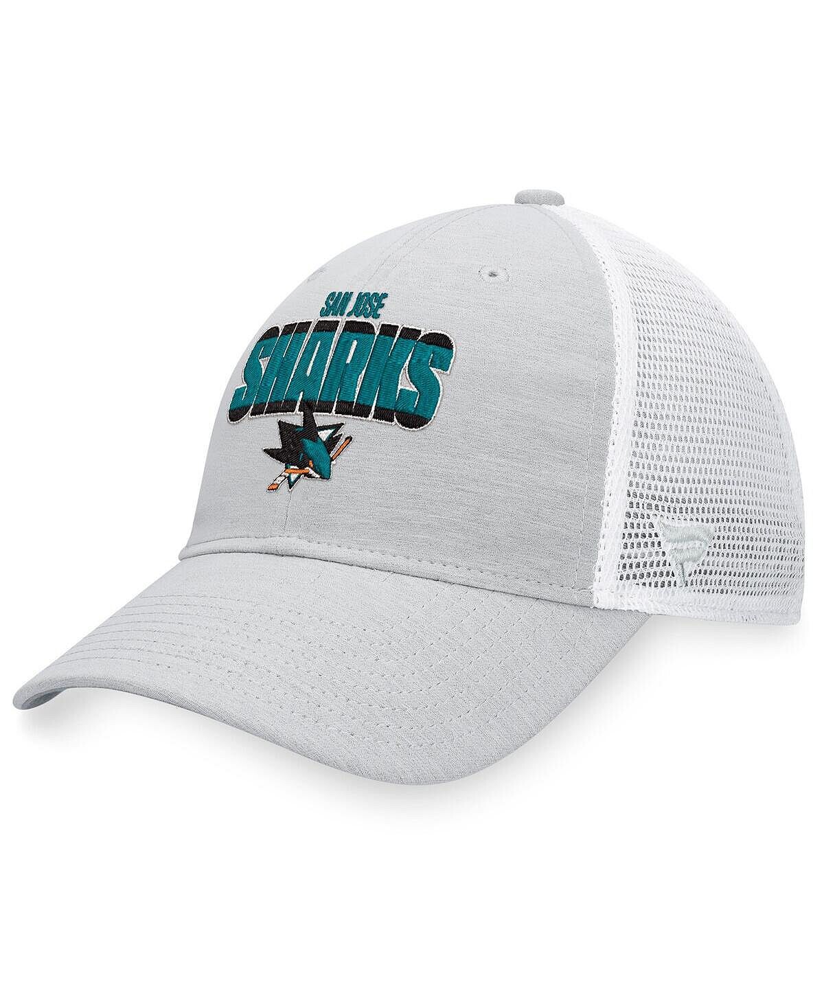 Мужская кепка Snapback Team Trucker с логотипом Heather Grey, White San Jose Sharks Team Fanatics
Мужская кепка Snapback Team Trucker с логотипом Heather Grey, White San Jose Sharks Team Fanatics