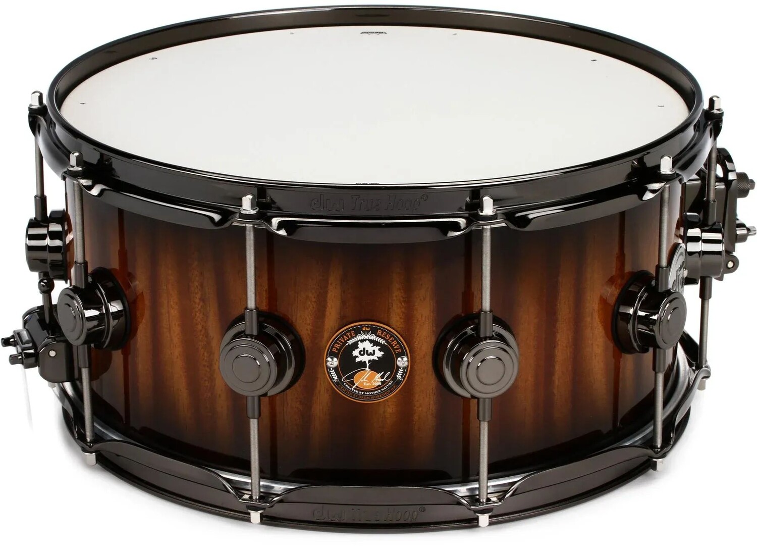 Малый барабан DW Private Reserve — 6,5 x 14 дюймов — от натурального до Candy Black Burst over Monkey Pod
Малый барабан DW Private Reserve — 6,5 x 14 дюймов — от натурального до Candy Black Burst over Monkey Pod