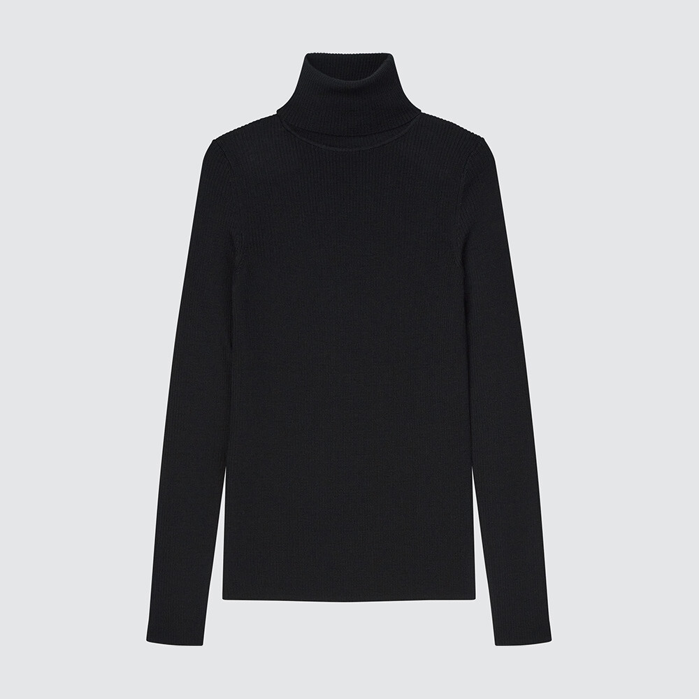 Свитер Uniqlo камвольный из мериносовой ткани с двумя лацканами и длинными рукавами, черный
Свитер Uniqlo камвольный из мериносовой ткани с двумя лацканами и длинными рукавами, черный