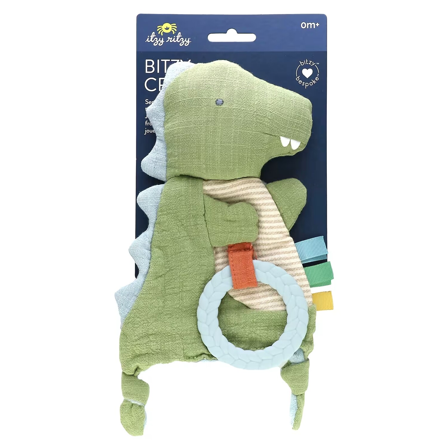 Itzy ritzy Bitzy Crinkle Сенсорная игрушка с морщинками и прорезывателем для детей от 0 месяцев и динозавров, 1 шт.
Itzy ritzy Bitzy Crinkle Сенсорная игрушка с морщинками и прорезывателем для детей от 0 месяцев и динозавров, 1 шт.