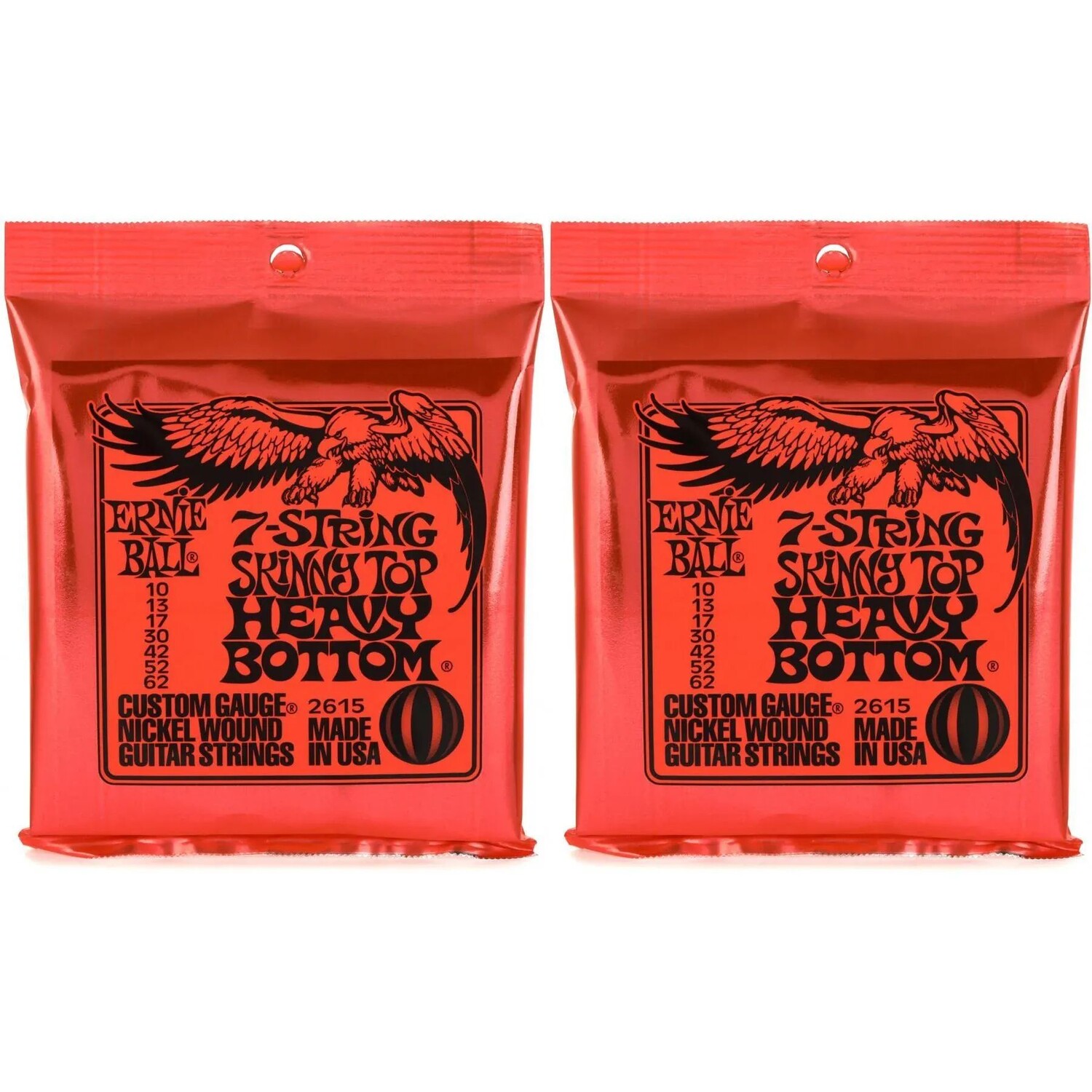 Ernie Ball 2615 Skinny Top Heavy Bottom Slinky, 7-струнная струна для электрогитары с никелевой обмоткой (2 шт.)
Ernie Ball 2615 Skinny Top Heavy Bottom Slinky, 7-струнная струна для электрогитары с никелевой обмоткой (2 шт.)