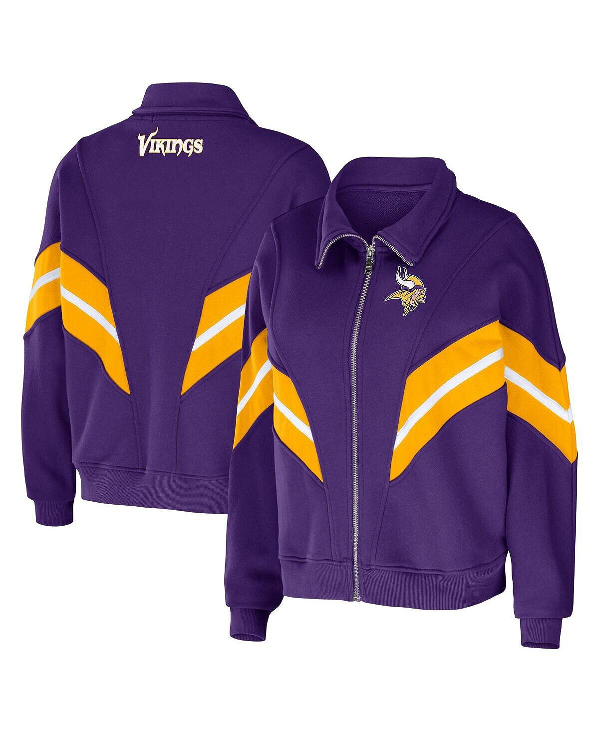 Женская фиолетовая куртка с молнией во всю длину Minnesota Vikings в полоску из пряжи большого размера WEAR by Erin Andrews
Женская фиолетовая куртка с молнией во всю длину Minnesota Vikings в полоску из пряжи большого размера WEAR by Erin Andrews