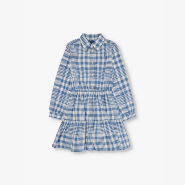 Платье для девочек из хлопка в клетку «калисса» Polo Ralph Lauren, синий
Платье для девочек из хлопка в клетку «калисса» Polo Ralph Lauren, синий
