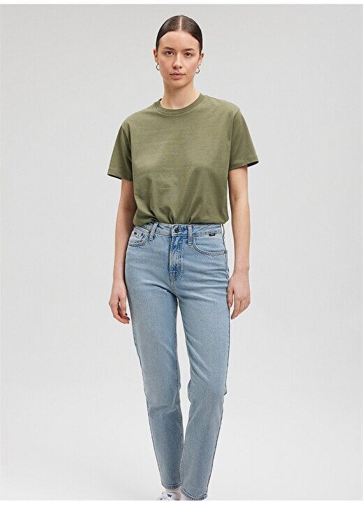 Зеленая женская футболка с круглым вырезом M1600965-71559-BASIC SHORT SLEEVE T Mavi, зеленый
Зеленая женская футболка с круглым вырезом M1600965-71559-BASIC SHORT SLEEVE T Mavi, зеленый
