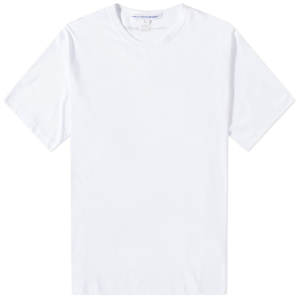 Comme des Garçons Shirt Объемная футболка с логотипом на спине и воротником-стойкой, белый
Comme des Garçons Shirt Объемная футболка с логотипом на спине и воротником-стойкой, белый