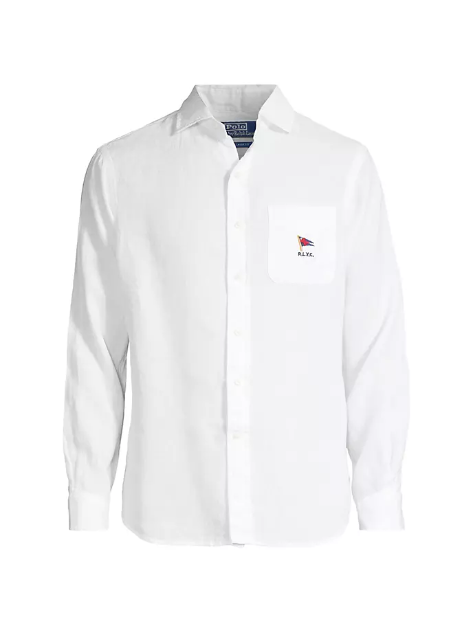 Льняная спортивная рубашка в морском стиле с длинными рукавами Polo Ralph Lauren, белый
Льняная спортивная рубашка в морском стиле с длинными рукавами Polo Ralph Lauren, белый