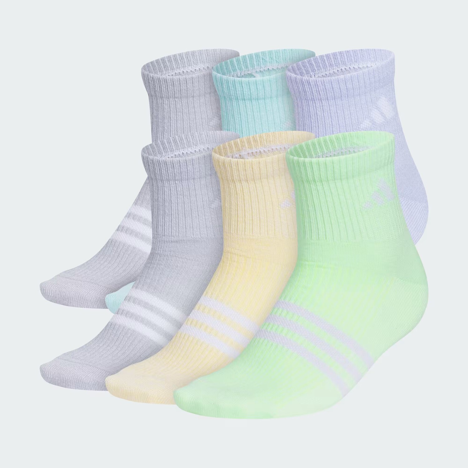 Набор из 6 пар носков Superlite 3.0 для детей Adidas, цвет Violet Tone/Energy Aqua/Clear Onix
Набор из 6 пар носков Superlite 3.0 для детей Adidas, цвет Violet Tone/Energy Aqua/Clear Onix