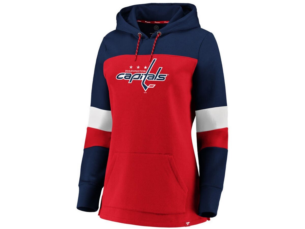 Женская флисовая толстовка с цветными блоками Washington Capitals Majestic
Женская флисовая толстовка с цветными блоками Washington Capitals Majestic