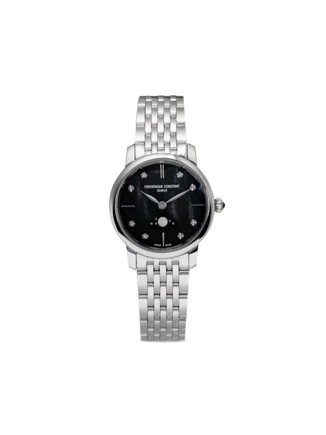 Наручные часы Classics Slimline Ladies Moonphase 30 мм Frederique Constant, черный
Наручные часы Classics Slimline Ladies Moonphase 30 мм Frederique Constant, черный
