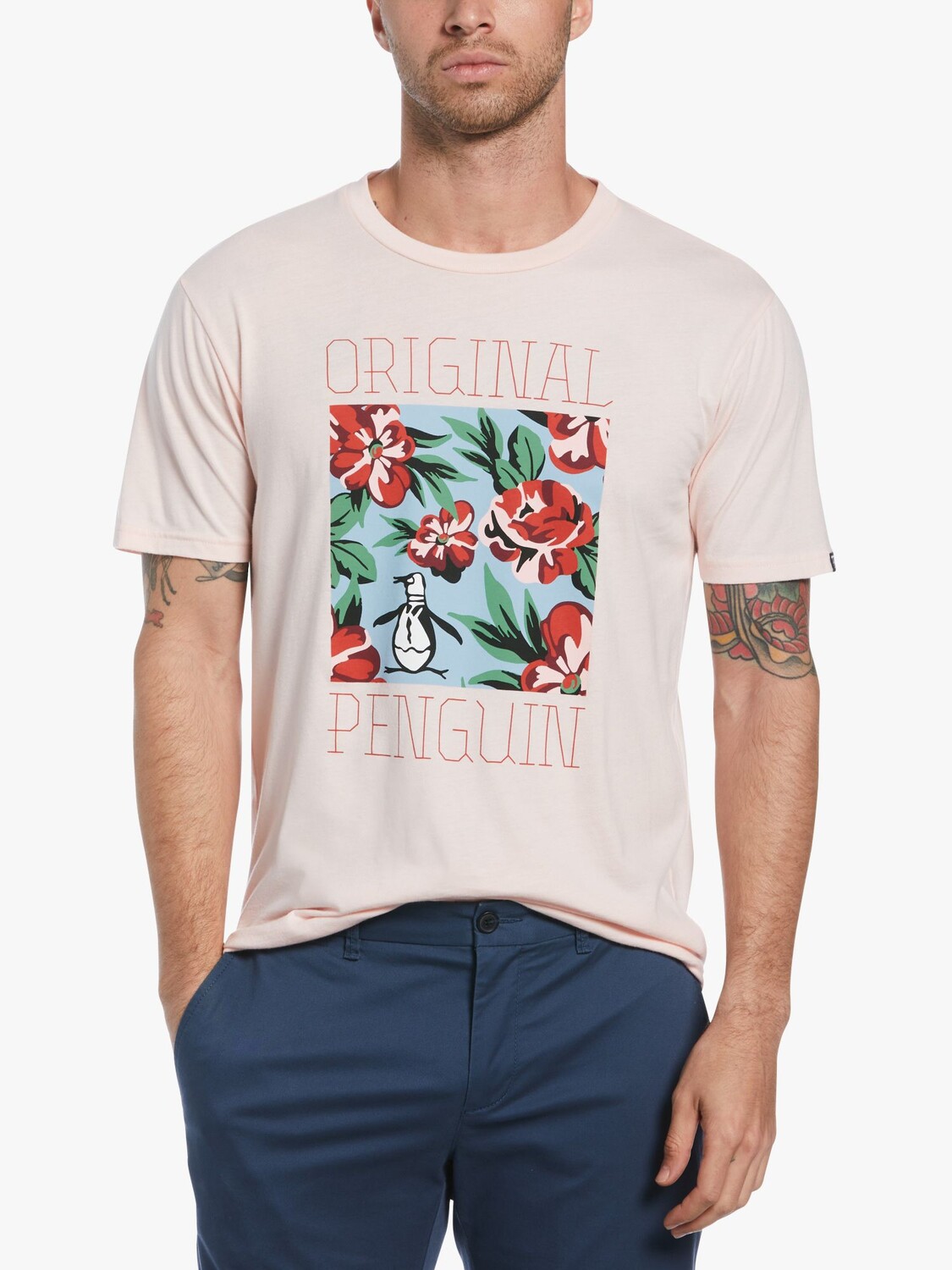 Футболка из органического хлопка Original Penguin Block с цветочным принтом, цвет Вуалированная роза
Футболка из органического хлопка Original Penguin Block с цветочным принтом, цвет Вуалированная роза