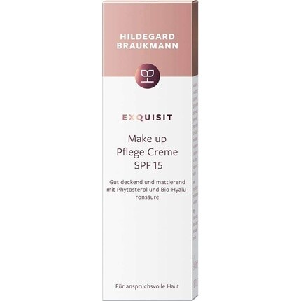 Hildegard Braukmann Exquisit Make-up Pflege Creme SPF 15 Тональный крем для лица 50 мл, Белый
Hildegard Braukmann Exquisit Make-up Pflege Creme SPF 15 Тональный крем для лица 50 мл, Белый