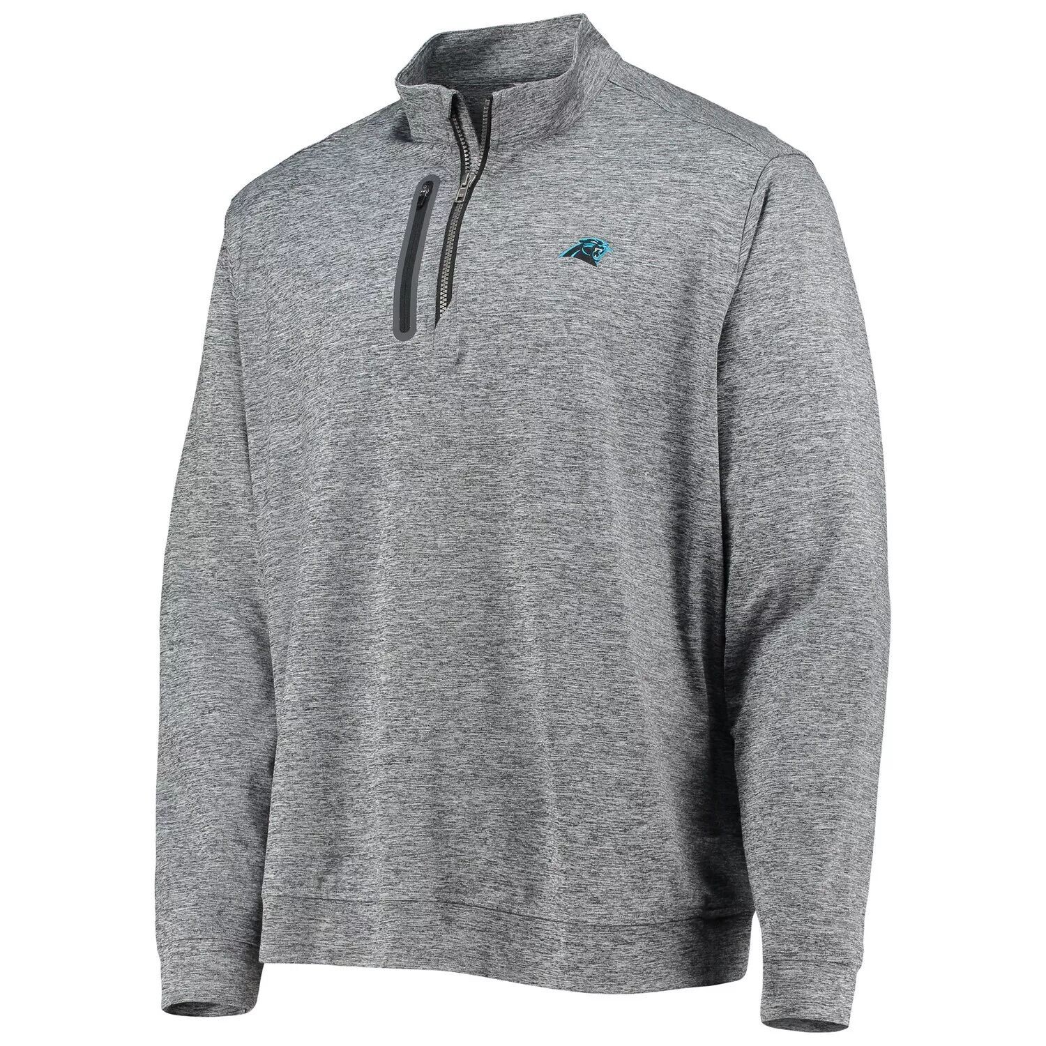 Мужская серая куртка Cutter & Buck с застежкой-молнией на четверть молнии Carolina Panthers Stealth DryTec, Серый
Мужская серая куртка Cutter & Buck с застежкой-молнией на четверть молнии Carolina Panthers Stealth DryTec, Серый