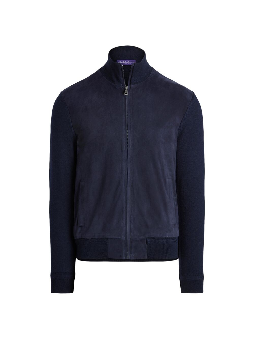 Кардиган на молнии с отделкой из смесовой шерсти и замши Ralph Lauren Purple Label, нави
Кардиган на молнии с отделкой из смесовой шерсти и замши Ralph Lauren Purple Label, нави
