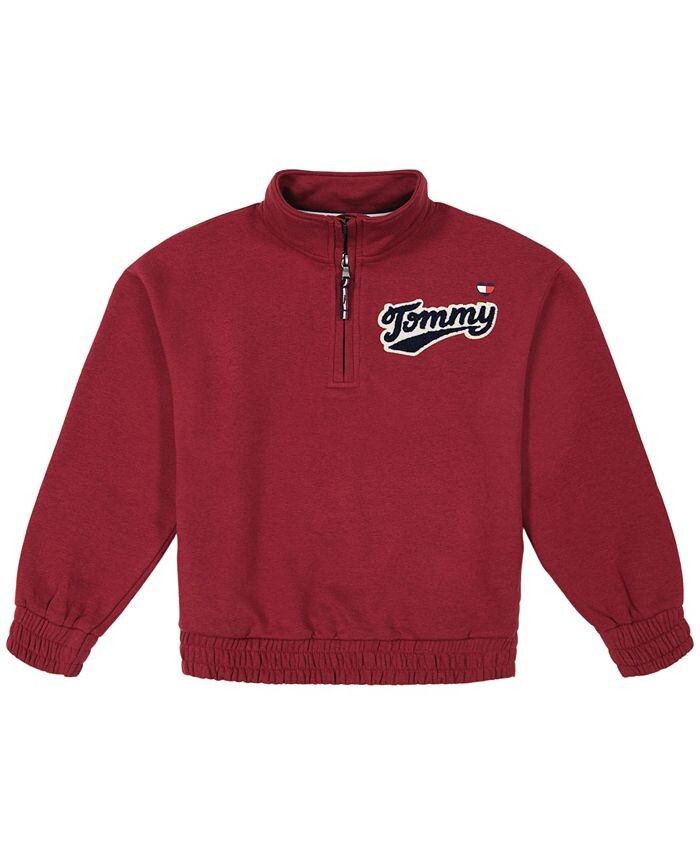Флисовый свитшот с молнией на четверть для больших девочек Tommy Hilfiger, красный
Флисовый свитшот с молнией на четверть для больших девочек Tommy Hilfiger, красный