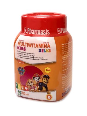 

Pharmasis, Мультивитамины Kids Paw Patrol со вкусом фруктов, 50 желе Sensilab