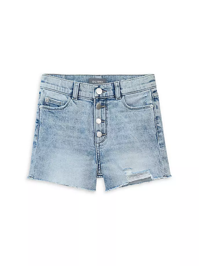 Укороченные потертые шорты Little Girl's Lucy Dl1961 Premium Denim, цвет super light
Укороченные потертые шорты Little Girl's Lucy Dl1961 Premium Denim, цвет super light