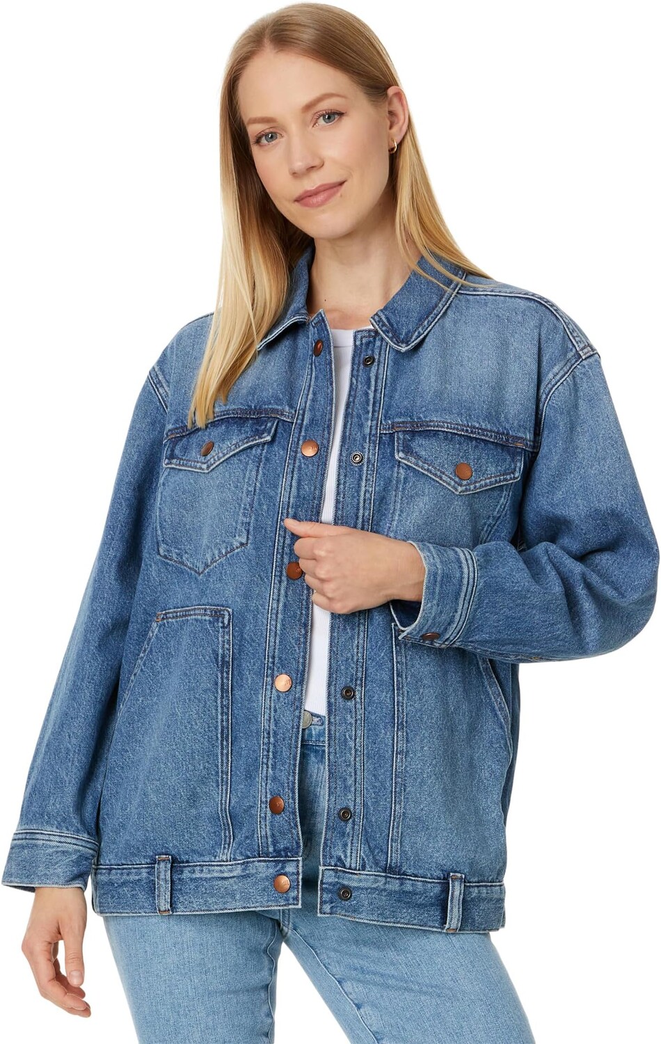Куртка Madewell The Oversized Trucker Jean Jacket in Sentell Wash: Snap-Front Edition, цвет Sentell Wash
Куртка Madewell The Oversized Trucker Jean Jacket in Sentell Wash: Snap-Front Edition, цвет Sentell Wash
