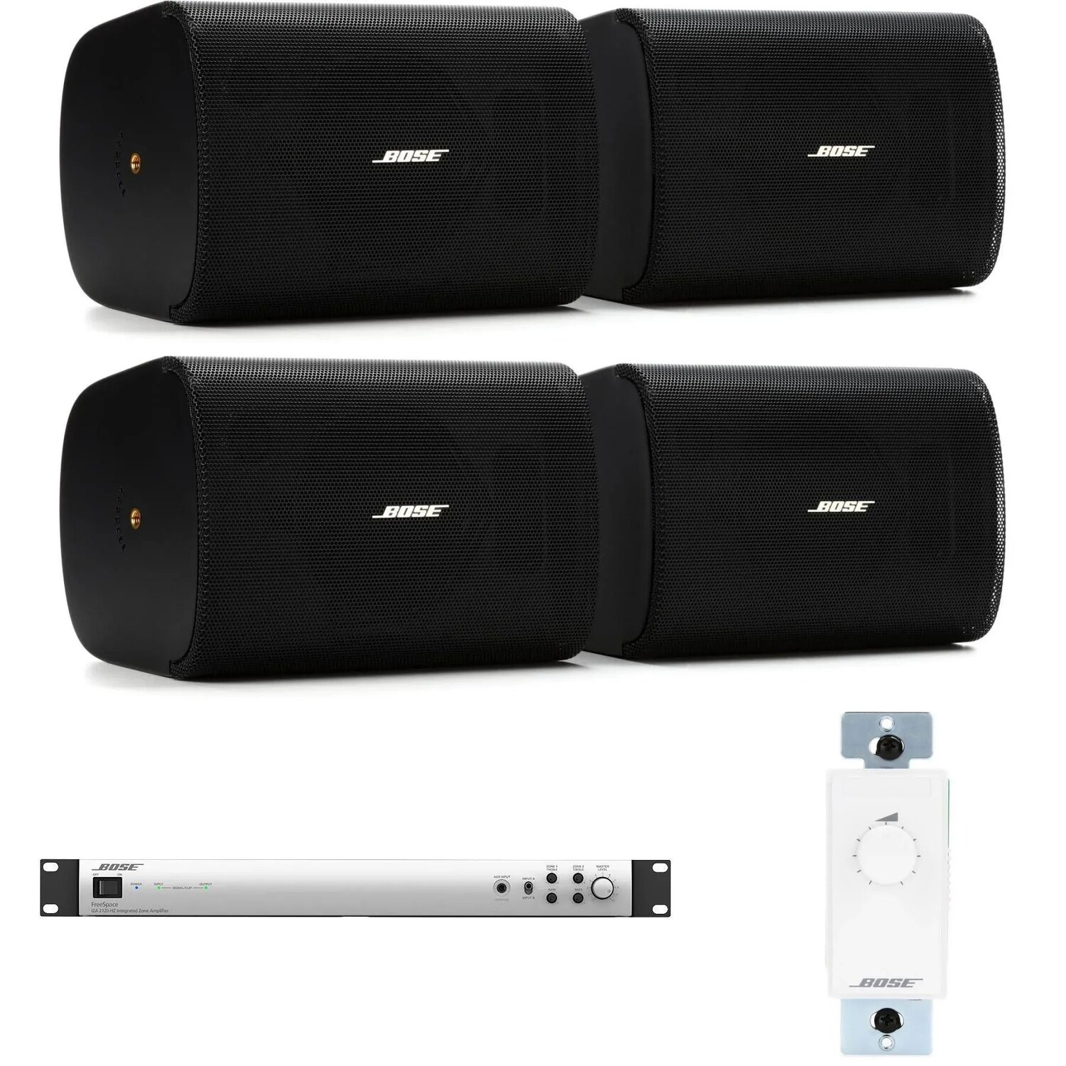 Комплект для установки Bose Professional в розничном магазине для коммерческой установки с 4 громкоговорителями для поверхностного монтажа внутри и снаружи помещения
Комплект для установки Bose Professional в розничном магазине для коммерческой установки с 4 громкоговорителями для поверхностного монтажа внутри и снаружи помещения