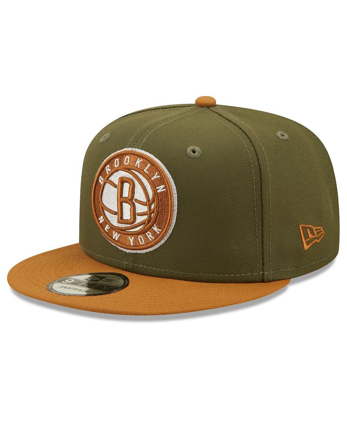 Мужская оливково-коричневая двухцветная кепка Brooklyn Nets Snapback 9FIFTY Snapback New Era
Мужская оливково-коричневая двухцветная кепка Brooklyn Nets Snapback 9FIFTY Snapback New Era