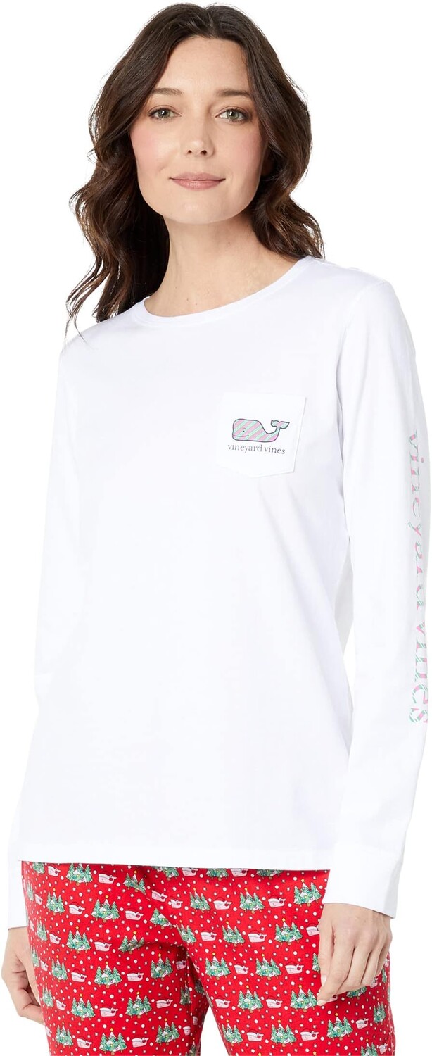 Мятная футболка с длинными рукавами и карманами в виде кита Vineyard Vines, цвет White Cap, Зеленый
Мятная футболка с длинными рукавами и карманами в виде кита Vineyard Vines, цвет White Cap, Зеленый