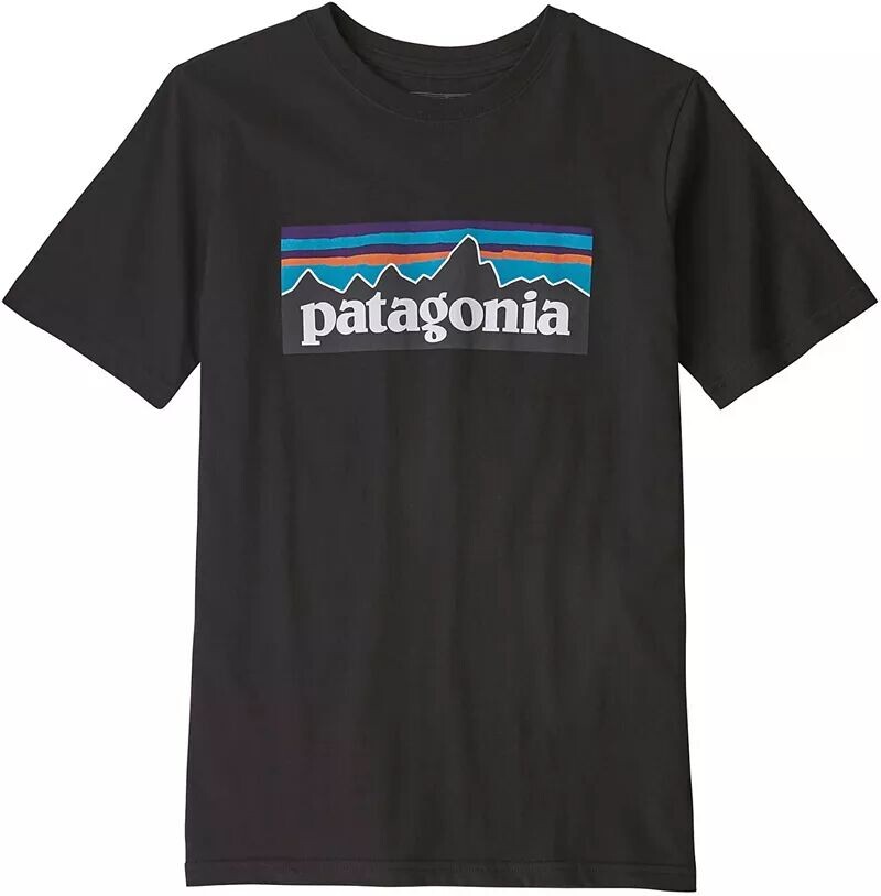 Футболка Patagonia для мальчиков с логотипом P-6 из органического материала, черный
Футболка Patagonia для мальчиков с логотипом P-6 из органического материала, черный