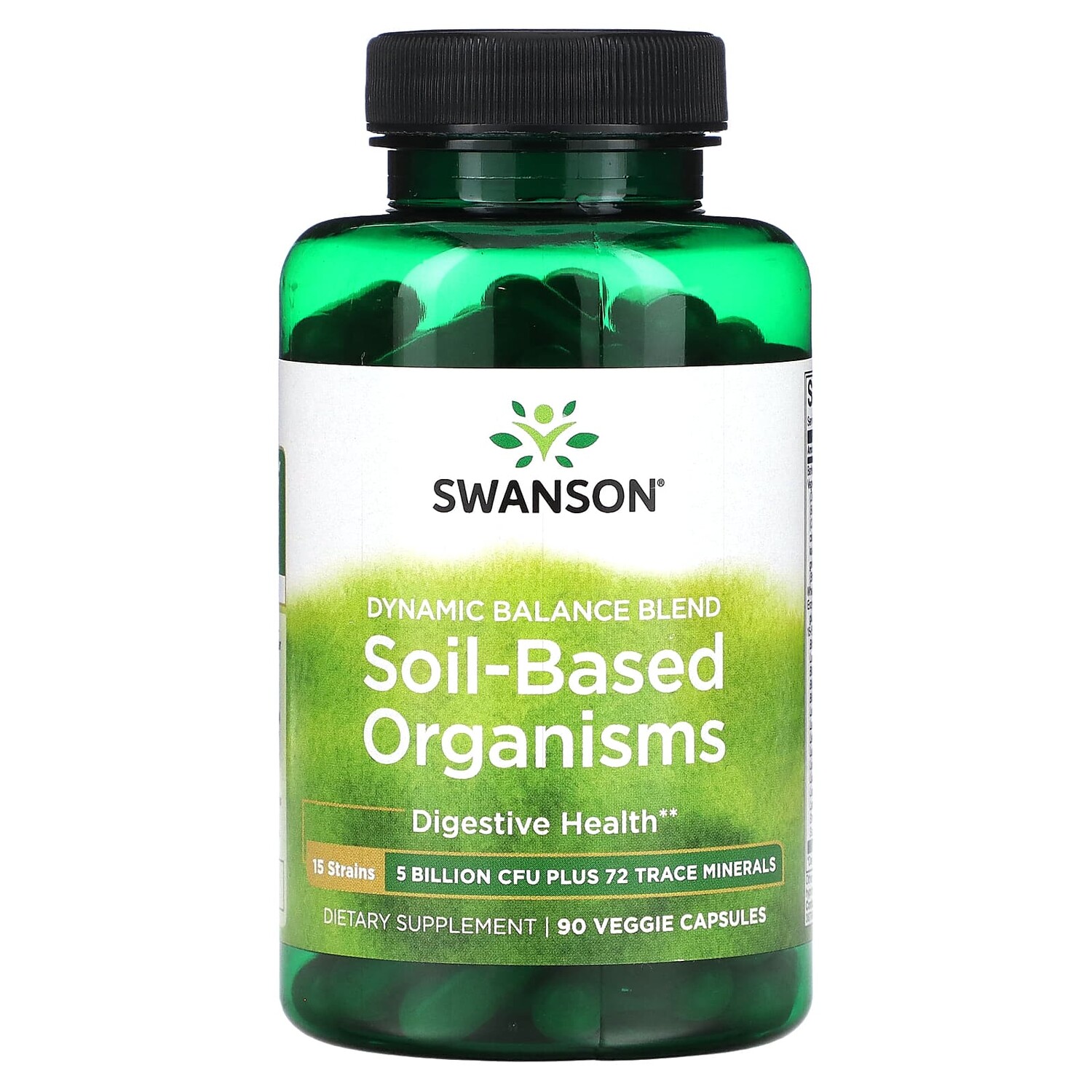 Почвенные организмы, смесь Dynamic Balance, 5 млрд КОЕ, 90 растительных капсул, Swanson
Почвенные организмы, смесь Dynamic Balance, 5 млрд КОЕ, 90 растительных капсул, Swanson