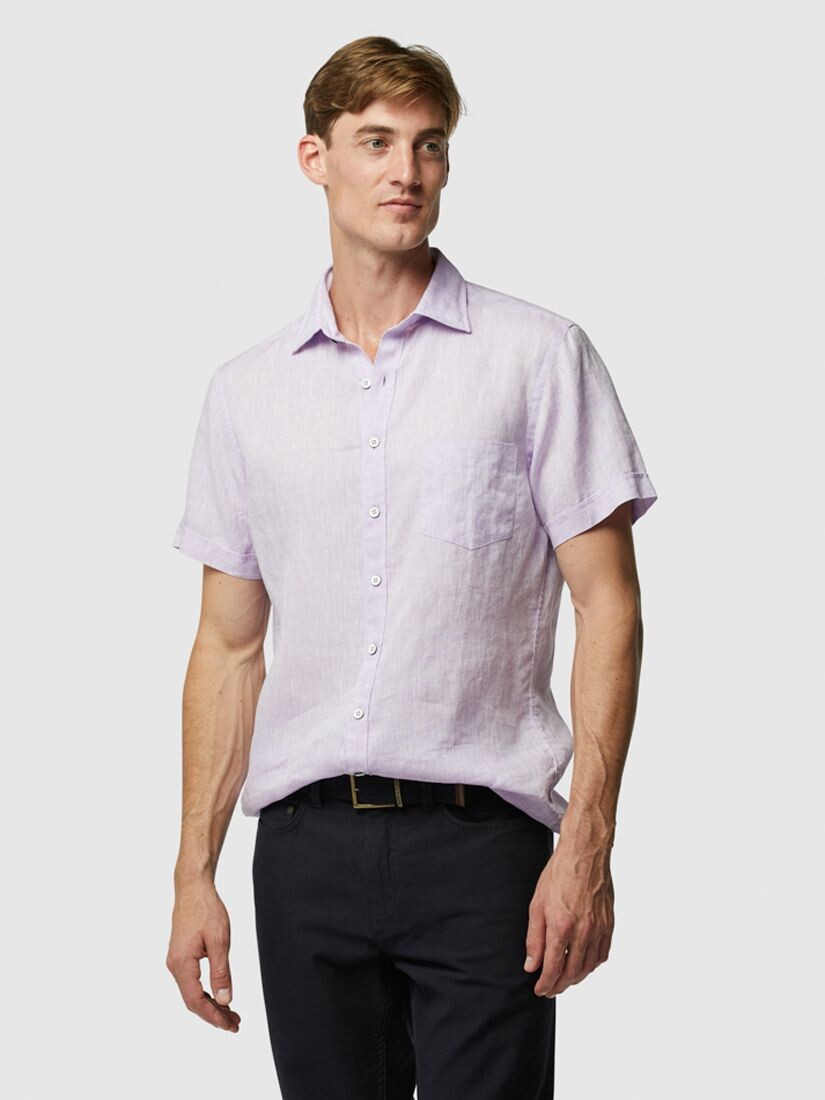 Rodd & Gunn Ellerslie Спортивная льняная рубашка с короткими рукавами, сиреневый
Rodd & Gunn Ellerslie Спортивная льняная рубашка с короткими рукавами, сиреневый