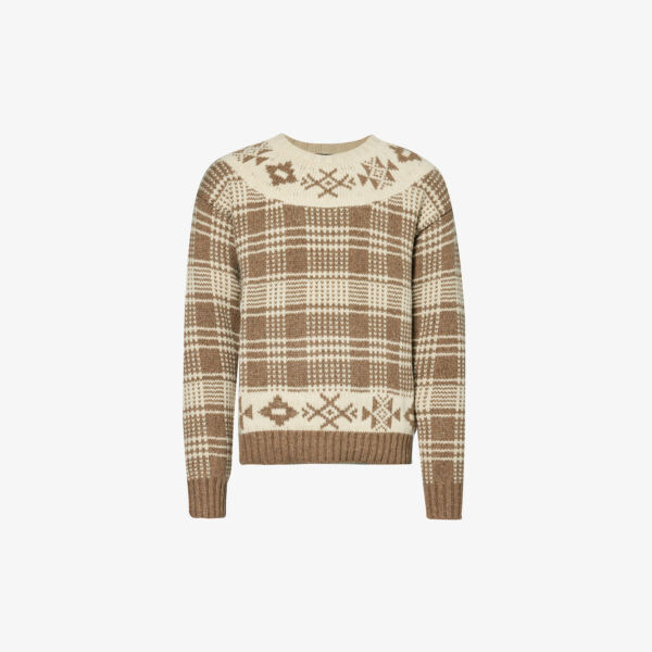 Джемпер fairisle из шерсти и льна с узором интарсия Polo Ralph Lauren, коричневый
Джемпер fairisle из шерсти и льна с узором интарсия Polo Ralph Lauren, коричневый