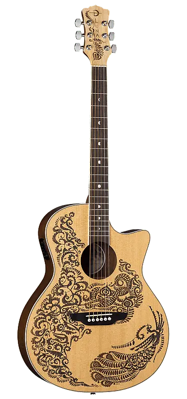 Акустическая гитара Luna Henna Paradise Select Spruce Acoustic-Electric Guitar w/ Laser Henna Design
Акустическая гитара Luna Henna Paradise Select Spruce Acoustic-Electric Guitar w/ Laser Henna Design