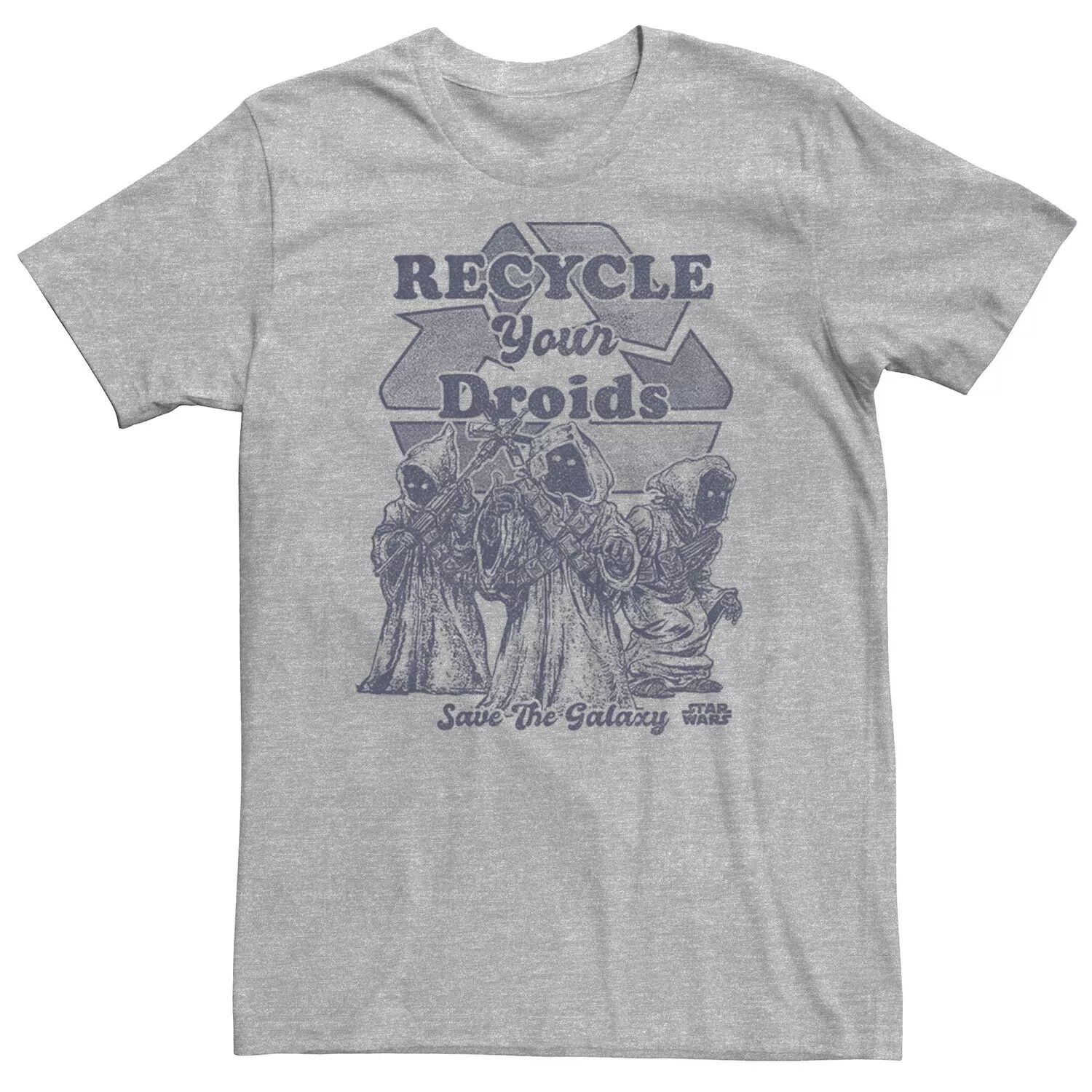 Мужская футболка Jawas Recycle Your Droids Save The Galaxy с изображением портрета Star Wars
Мужская футболка Jawas Recycle Your Droids Save The Galaxy с изображением портрета Star Wars