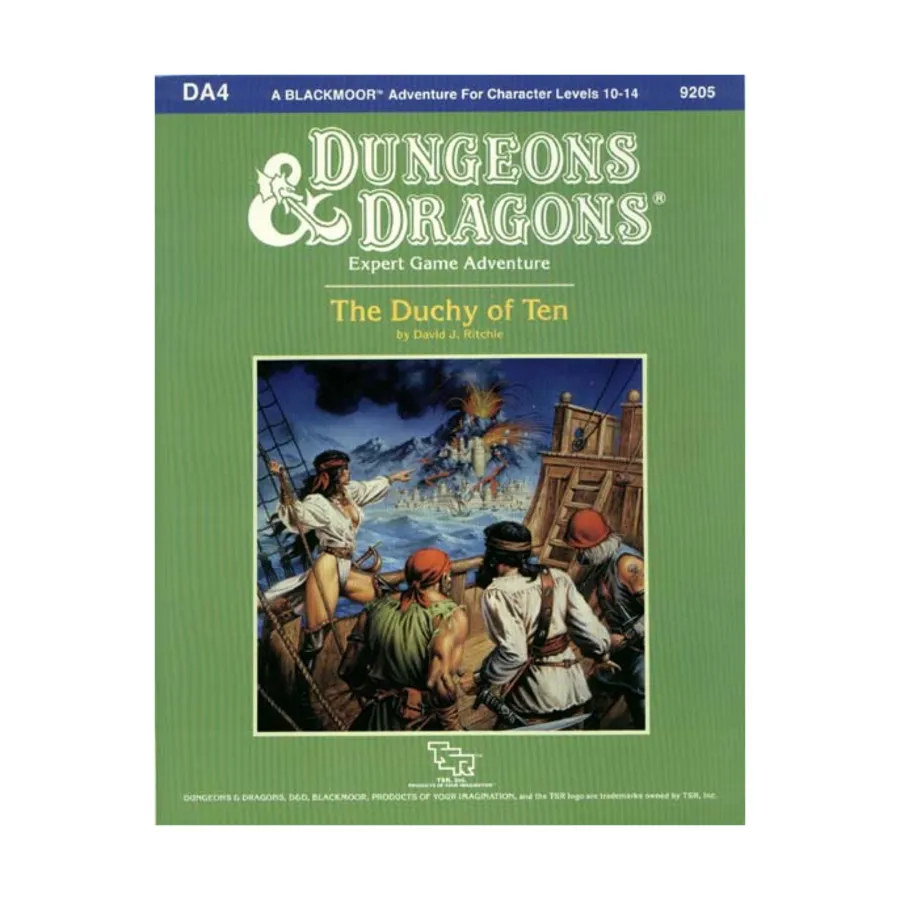 Модуль Duchy of Ten, Basic Dungeons & Dragons (Original Edition) - Modules & Adventures - Assorted
Модуль Duchy of Ten, Basic Dungeons & Dragons (Original Edition) - Modules & Adventures - Assorted